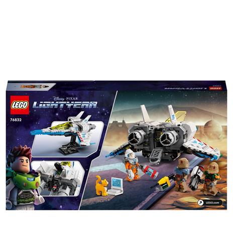 LEGO Lightyear Disney e Pixar 76832 Astronave XL-15, Giochi per Bambini, Navicella Spaziale Giocattolo, Minifigure di Buzz - 10