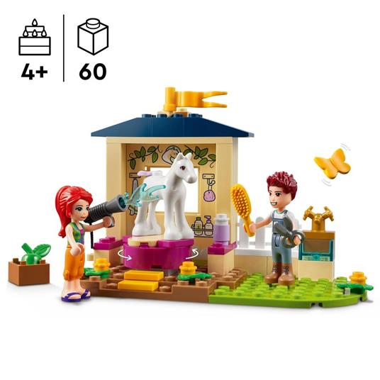 LEGO Friends 41696 Stalla di Toelettatura dei Pony, con Cavallo Giocattolo  e Mini Bamboline Mia e Daniel, Giochi per Bambini - LEGO - Friends -  Animali - Giocattoli | IBS