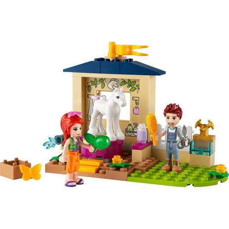 LEGO Friends 41696 Stalla di Toelettatura dei Pony, con Cavallo Giocattolo e Mini Bamboline Mia e Daniel, Giochi per Bambini - 7