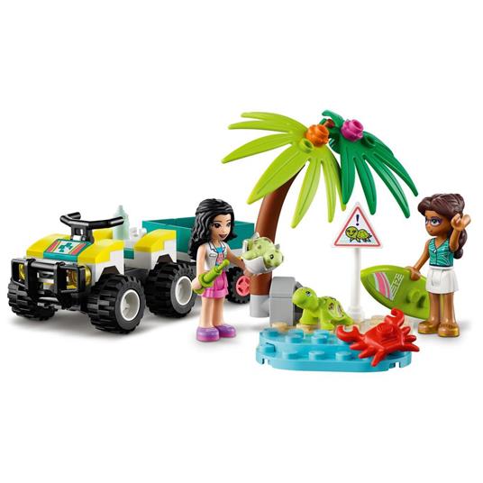 LEGO Friends 41697 Veicolo di Protezione delle Tartarughe, Animali Marini Giocattolo per Bambini dai 6 Anni, ATV e Roulotte - 3