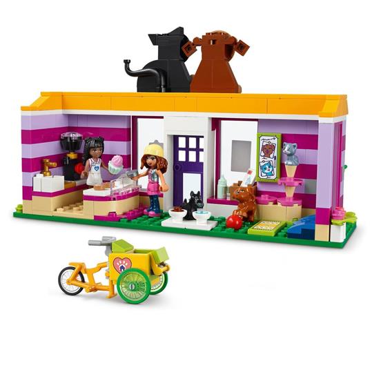 LEGO Friends 41699 Il Caffè di Adozione dei Cuccioli, Parco Giochi Animali,  Giocattolo per Bambini dai 6 Anni in su - LEGO - Friends - Generici -  Giocattoli | IBS
