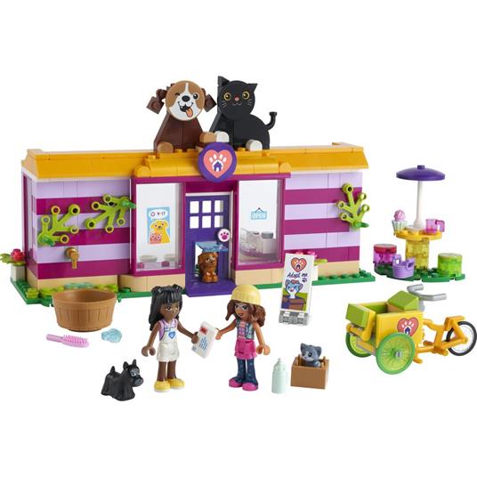LEGO Friends 41699 Il Caffè di Adozione dei Cuccioli, Parco Giochi Animali, Giocattolo per Bambini dai 6 Anni in su - 8