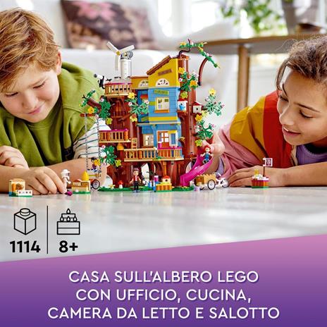 LEGO Friends 41703 Casa sull'Albero dell'Amicizia con Mini Bamboline di Mia e River, Giochi per Bambini dai 8 Anni in su - 4