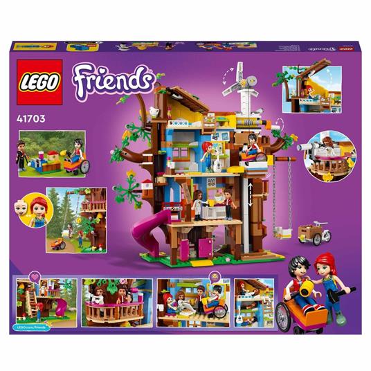 LEGO Friends 41703 Casa sull'Albero dell'Amicizia con Mini Bamboline di Mia  e River, Giochi per Bambini dai 8 Anni in su - LEGO - Star Wars - Edifici e  architettura - Giocattoli | IBS