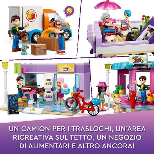 LEGO Friends 41732 Negozio di Design e Fioraio del Centro, Modellino da  Costruire Personalizzabile con 9 Personaggi - LEGO - LEGO Friends - Edifici  e architettura - Giocattoli