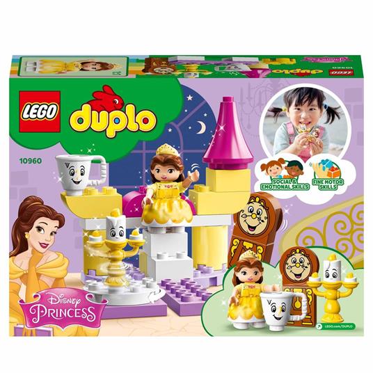 LEGO DUPLO Disney Princess 10960 La sala da Ballo di Belle, con Chip da la  Bella e la Bestia, Giocattolo per Bambini 2+ Anni - LEGO - Duplo - Edifici  e architettura - Giocattoli