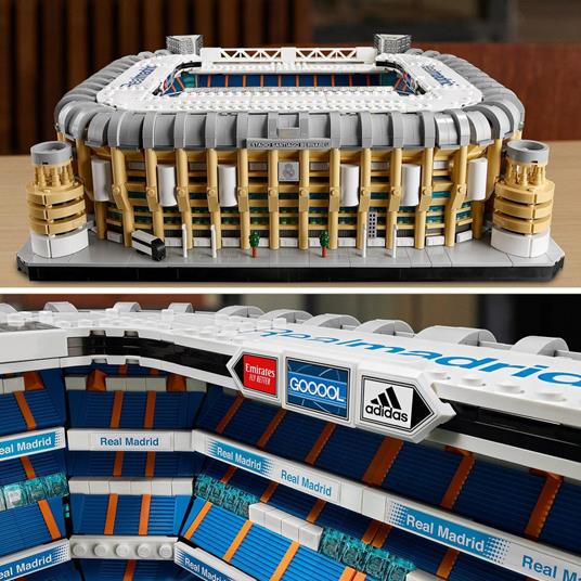 LEGO 10299 Stadio del Real Madrid – Santiago Bernabéu, Set da Collezione  per Adulti, Campo da Calcio, Decorazione per la Casa - LEGO - Icons - Set  mattoncini - Giocattoli | IBS