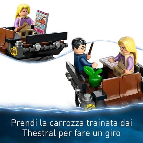 LEGO Harry Potter 76400 Thestral e Carrozza di Hogwarts, con Cavallo Giocattolo e 2 Minifigure, Giochi per Bambini dai 7 Anni - 4