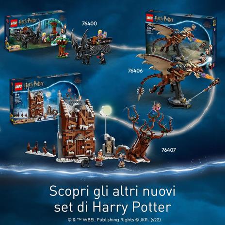 LEGO Harry Potter 76400 Thestral e Carrozza di Hogwarts, con Cavallo Giocattolo e 2 Minifigure, Giochi per Bambini dai 7 Anni - 6