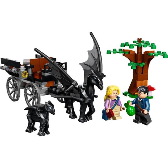 LEGO Harry Potter 76400 Thestral e Carrozza di Hogwarts, con Cavallo Giocattolo e 2 Minifigure, Giochi per Bambini dai 7 Anni - 7