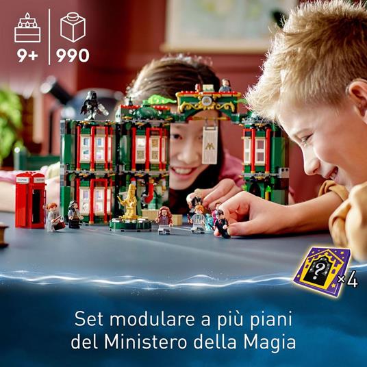 LEGO Harry Potter 76403 Ministero della Magia, Modellino da Costruire, 12  Minifigure 3 con Funzione di Trasformazione - LEGO - Harry Potter - TV &  Movies - Giocattoli