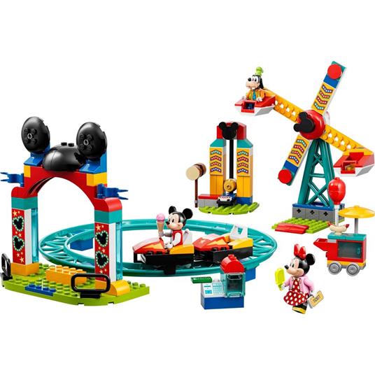 LEGO Disney Topolino e Amici 10778 Il Luna Park di Topolino, Minnie e Pippo, con Ruota Panoramica, Giochi per Bambini - 7