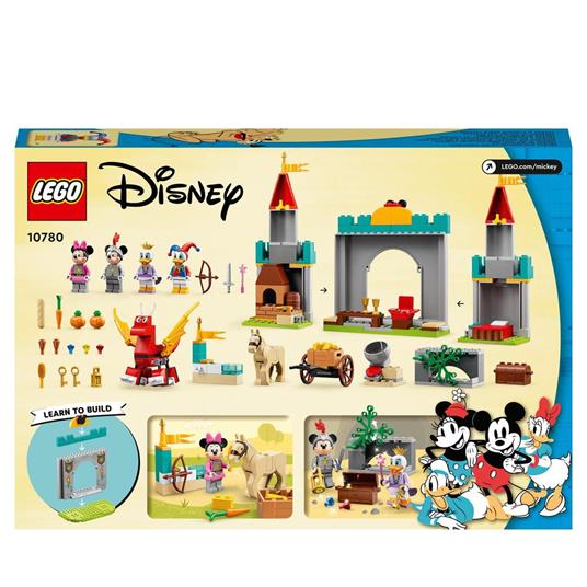 LEGO Disney Topolino e Amici 10780 Topolino e i suoi Amici Paladini del  Castello, Cavallo Giocattolo, Giochi per Bambini - LEGO - Disney Topolino e  Amici - Cartoons - Giocattoli | IBS