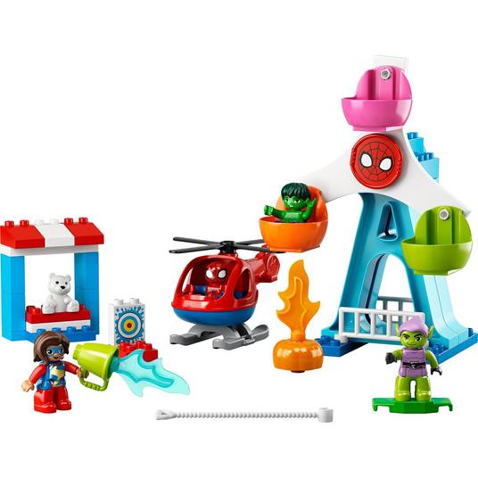 LEGO DUPLO 10963 Spider-Man e i suoi Amici: Avventura al Luna Park, con Green Goblin e Hulk, Giochi per Bambini dai 2 Anni - 7