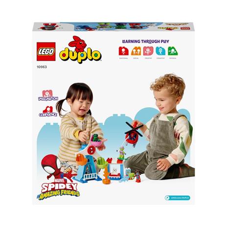 LEGO DUPLO 10963 Spider-Man e i suoi Amici: Avventura al Luna Park, con Green Goblin e Hulk, Giochi per Bambini dai 2 Anni - 8