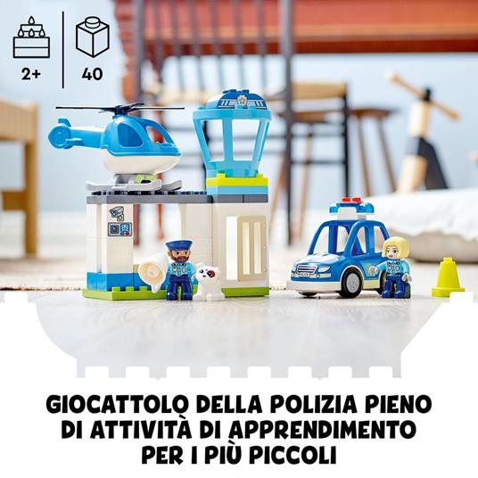 LEGO City Stazione di Polizia, Set di Costruzioni per Bambini con