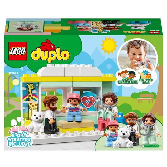 LEGO DUPLO 10968 Visita dal Dottore, Giochi Educativi per l'Apprendimento dei  Bambini di 2+ Anni, Giocattoli Creativi - LEGO - Duplo - Mestieri -  Giocattoli | IBS