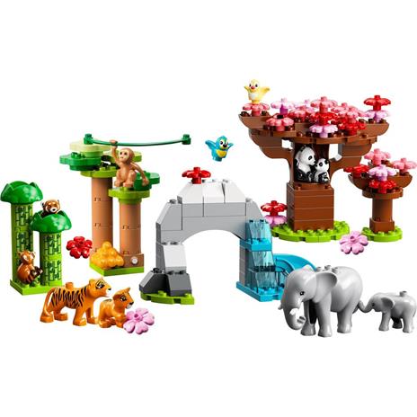 LEGO DUPLO 10974 Animali dellAsia, Tappetino da Gioco con Elefante Giocattolo e Mattoncino con Suoni, Giochi per Bambini - 7