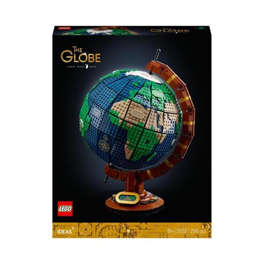LEGO Ideas 21332 Il Mappamondo, Set da Modellismo da Costruire per Adulti,  Mappa del Mondo, Tessere che si Illuminano al Buio - LEGO - Ideas - Edifici  e architettura - Giocattoli | IBS