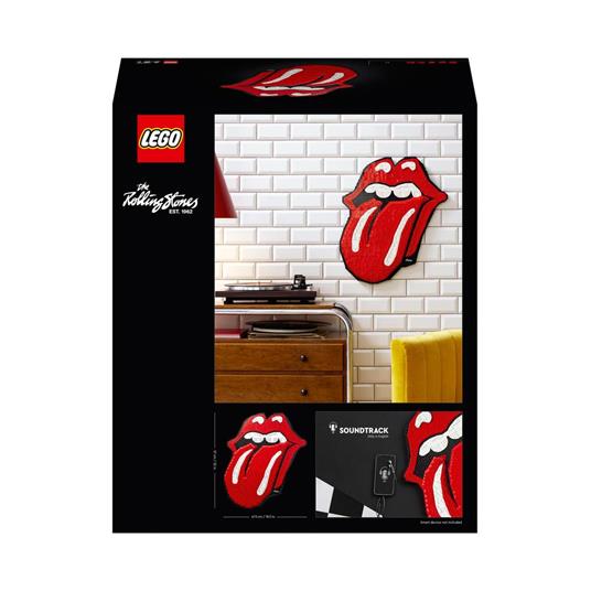LEGO ART 31206 The Rolling Stones, Set per Adulti da Costruire in Mattoncini, Decorazione da Parete per la Casa Fai da Te - 8