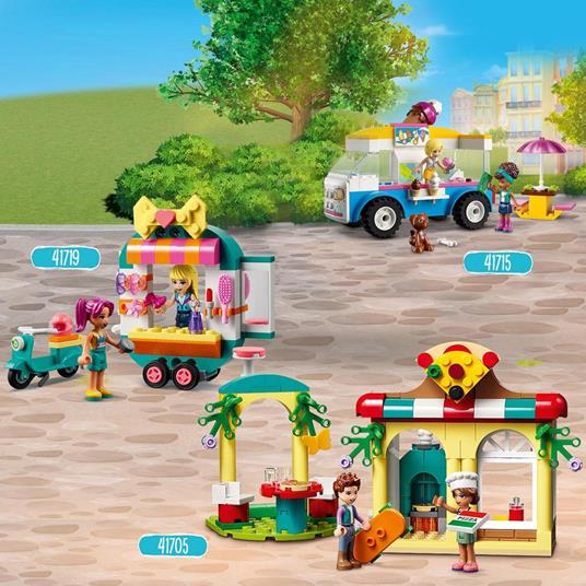 LEGO Friends 41715 Il Furgone dei Gelati, Set con Gelato e Cane Giocattolo, con Mini Bamboline, Giochi per Bambini dai 4 Anni - 6