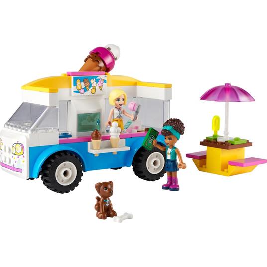 LEGO Friends 41715 Il Furgone dei Gelati, Set con Gelato e Cane Giocattolo, con Mini Bamboline, Giochi per Bambini dai 4 Anni - 7