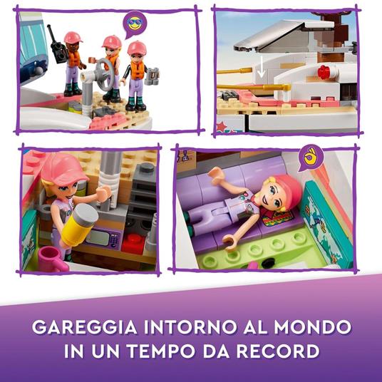 LEGO Friends 41716 LAvventura in Barca a Vela di Stephanie, Set con Imbarcazione Giocattolo, Giochi per Bambini di 7+ - 4