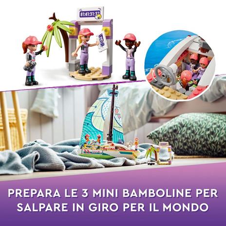 LEGO Friends 41716 LAvventura in Barca a Vela di Stephanie, Set con Imbarcazione Giocattolo, Giochi per Bambini di 7+ - 5