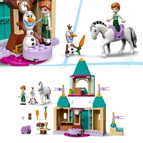LEGO Principessa Disney 43204 Divertimento al Castello di Anna e Olaf, con Personaggi Frozen, Giochi per Bambini dai 4 Anni - 5