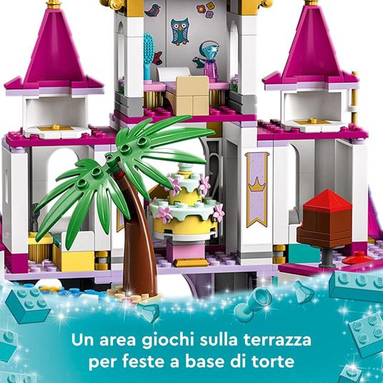 LEGO Disney Princess 43205 Il Grande Castello delle Avventure, Set con Mini Bamboline di Ariel, Moana, Rapunzel e Biancaneve - 5