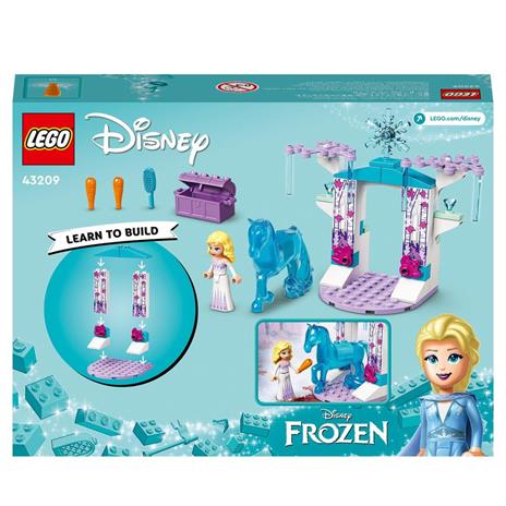 LEGO Disney 43209 Elsa e La Stalla Di Ghiaccio Di Nokk, Idea Regalo, Bambini di 4+ Anni, Mini Bambolina e Cavallo Giocattolo - 8