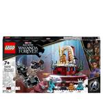 LEGO Marvel 76213 la Stanza del Trono di Re Namor, Film Supereroi Black Panther, Sottomarino Giocattolo, Giochi per Bambini