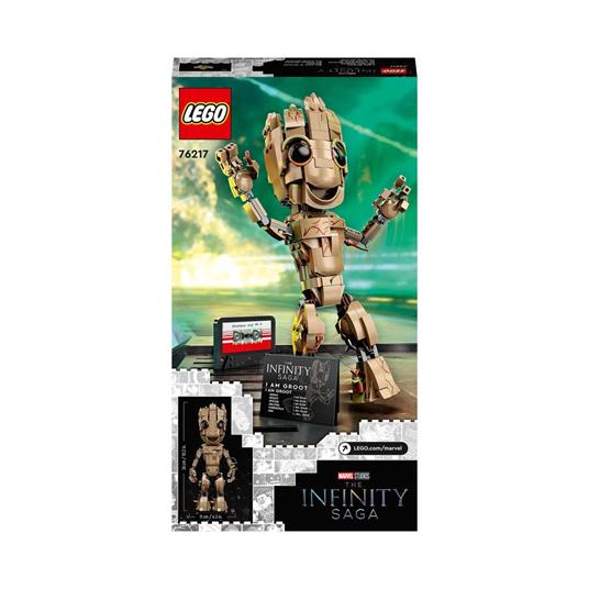 LEGO Marvel 76217 Io Sono Groot, Set Costruzioni con Modellino Marvel dei  Guardiani della Galassia, Supereroe Giocattolo - LEGO - Marvel - TV &  Movies - Giocattoli