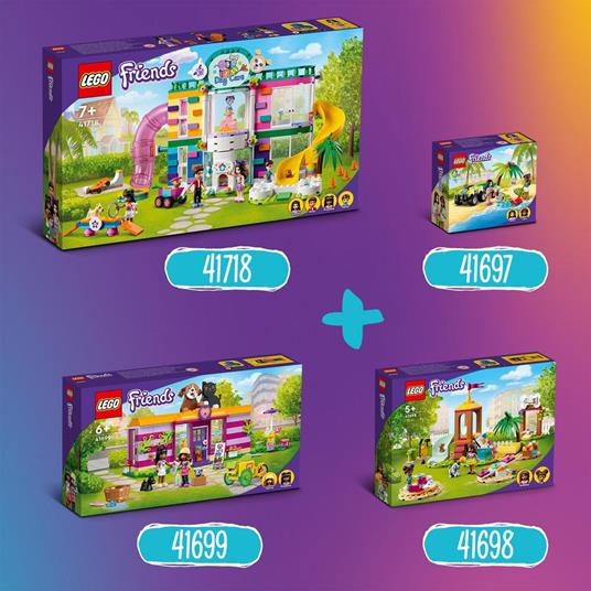 LEGO Friends 41718 Centro Day Care dei Cuccioli, Parco Giochi per Animali di Heartlake City, Gioco per Bambini di 7+ Anni - 7