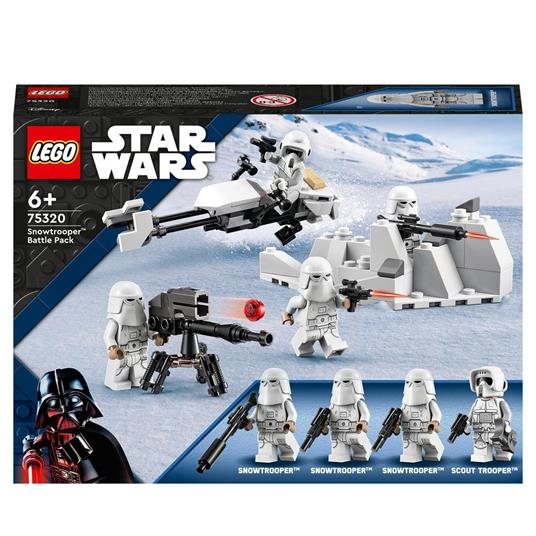 LEGO Star Wars 75320 Battle Pack Soldati Artici, Include 4 Personaggi,  Giocattoli per Bambino dai 6 Anni in su - LEGO - Star Wars - Astronavi -  Giocattoli | IBS