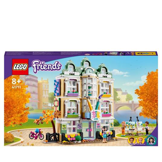 LEGO Friends 41711 La Scuola d'Arte di Emma, Casa delle Bambole, Mini  Bamboline, Idea Regalo per Bambine e Bambini da 8 Anni - LEGO - LEGO  Friends - Edifici e architettura - Giocattoli