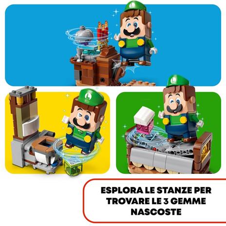LEGO Super Mario 71401 Caccia ai Fantasmi di Luigis Mansion - Pack di Espansione, Set di Costruzioni con Toad e Re Boo - 4