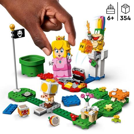 LEGO Super Mario 71403 Starter Pack Avventure di Peach, Giocattoli con Personaggio Interattivo della Principessa - 3