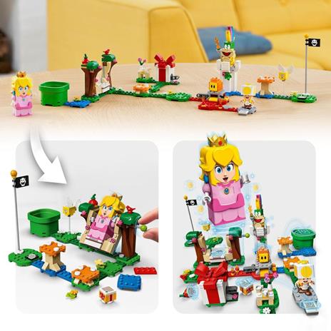 LEGO Super Mario 71403 Starter Pack Avventure di Peach, Giocattoli con Personaggio Interattivo della Principessa - 5