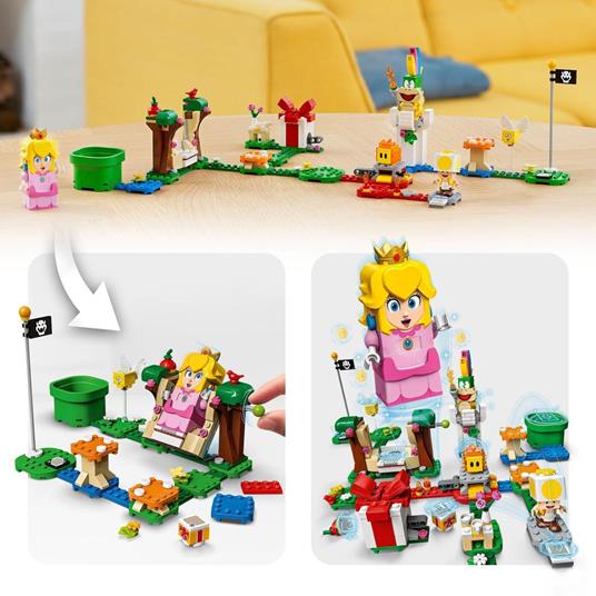 LEGO Super Mario 71403 Starter Pack Avventure di Peach, Giocattoli con Personaggio Interattivo della Principessa - 5