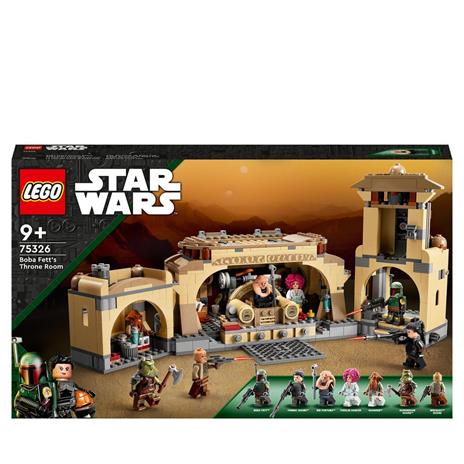 LEGO Star Wars 75326 La Sala del Trono di Boba Fett, Jabba con 7 Minifigure  Guerre Stellari, Giochi per Bambini di 9+ Anni - LEGO - Star Wars -  Astronavi - Giocattoli | IBS