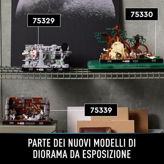 Set diorama 75329 Volo sulla trincea della Morte Nera, Star Wars LEGO