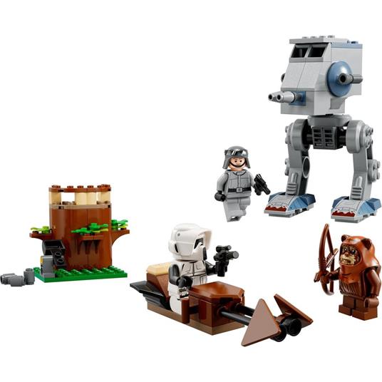 LEGO Star Wars 75332 AT-ST, Modellino da Costruire per Bambini in Età Prescolare dai 4 Anni con 3 Minifigure e Starter Brick - 7