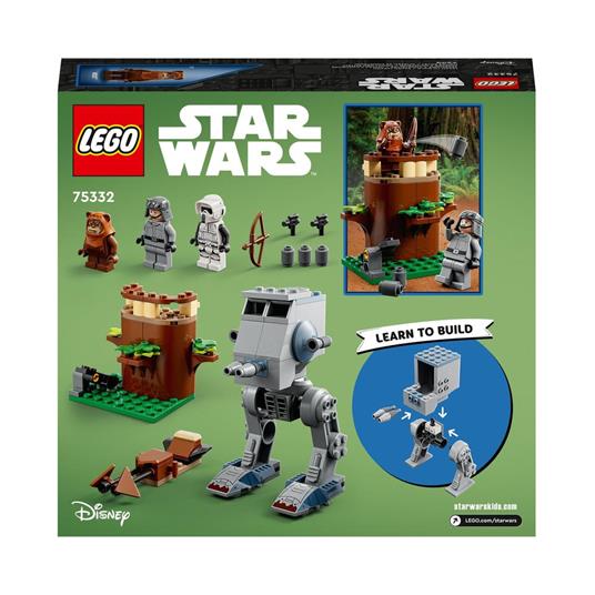 LEGO Star Wars 75332 AT-ST, Modellino da Costruire per Bambini in Età Prescolare dai 4 Anni con 3 Minifigure e Starter Brick - 8