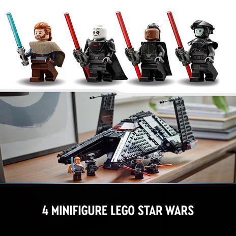 LEGO Star Wars 75336 Trasporto dell'Inquisitore Scythe, Astronave Giocattolo con Minifigure di Ben Kenobi con Spada Laser - 5