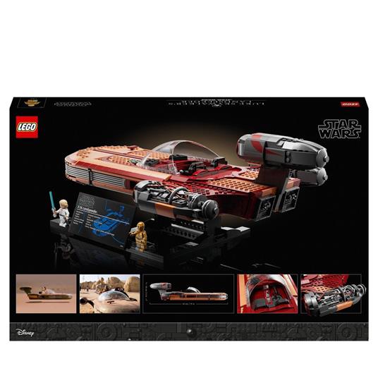 LEGO Star Wars 75341 LandSpeeder di Luke Skywalker, Ultimate Collector  Series, Modellino da Costruire con Minifigure C-3PO - LEGO - Star Wars TM -  Astronavi - Giocattoli | IBS