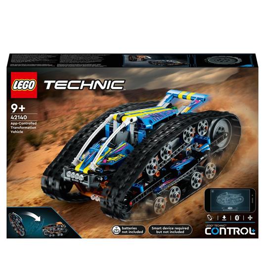 LEGO Technic 42140 Veicolo di Trasformazione Controllato da App, Macchina  Fuoristrada Telecomandata, Auto Giocattolo RC - LEGO - Technic - Mezzi  pesanti - Giocattoli | IBS