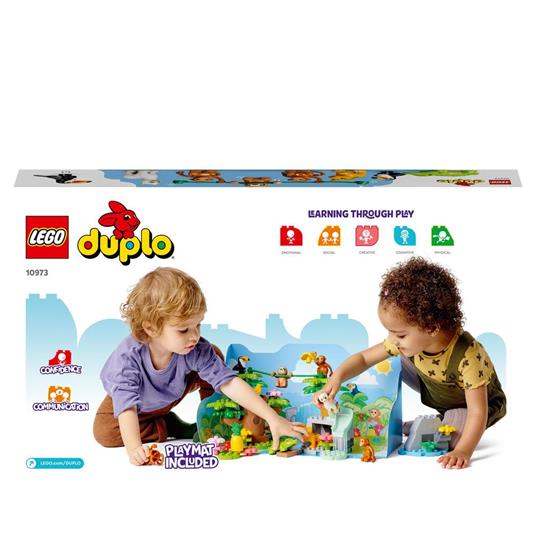 LEGO DUPLO 10973 Animali del Sud America, Giochi Educativi per Bambini dai 2 ai 5 Anni con 7 Figure di Animali Giocattolo - 8