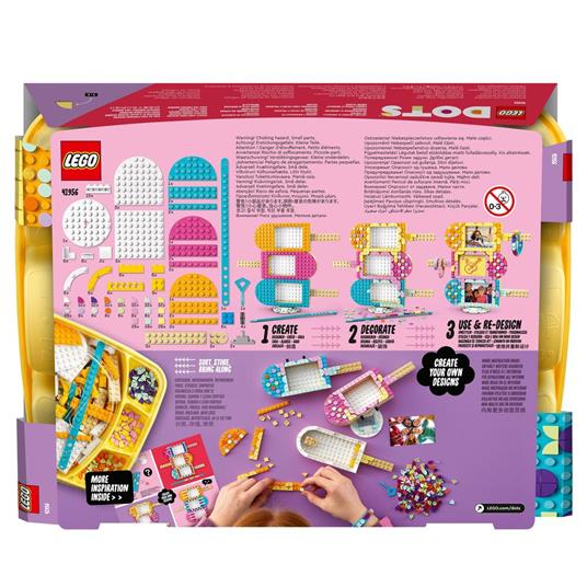 LEGO DOTS 41956 Cornici e Braccialetto - Gelato, Set Fai da Te con  Portafoto, Regalo Creativo, Giochi per Bambini