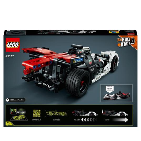 LEGO Technic 42137 Formula E Porsche 99X Electric, Auto da Corsa con App  AR, Modellino da Costruire, Macchina Giocattolo - LEGO - Technic -  Automobili - Giocattoli | IBS